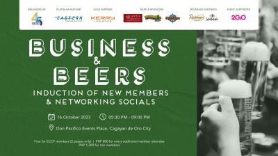 Business & Beers: Induction of New Members & Networking Socials