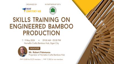 [Face-to-Face Workshop] Skills Training on Engineered Bamboo Production