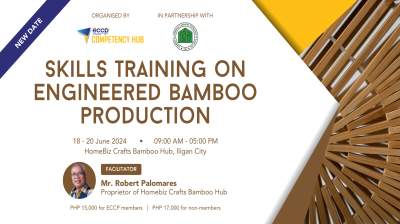[Face-to-Face Workshop] Skills Training on Engineered Bamboo Production