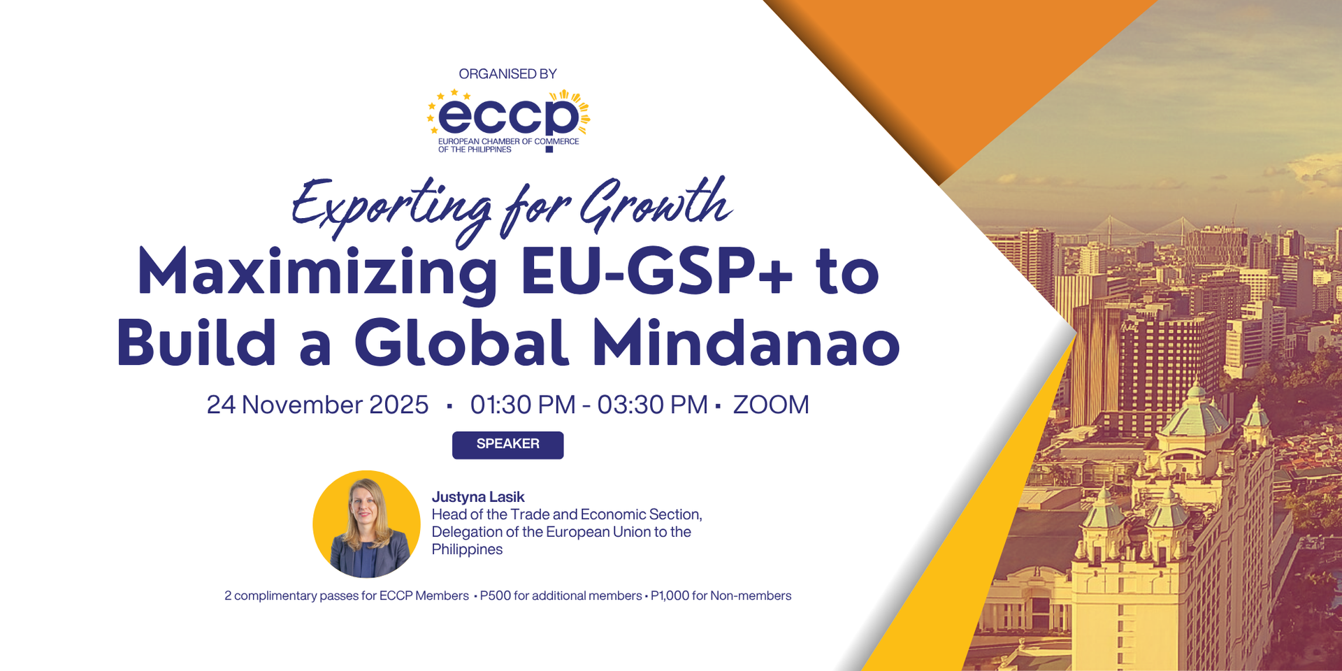Exporting for Growth: Maximizing EU-GSP+ to Build a Global Mindanao
